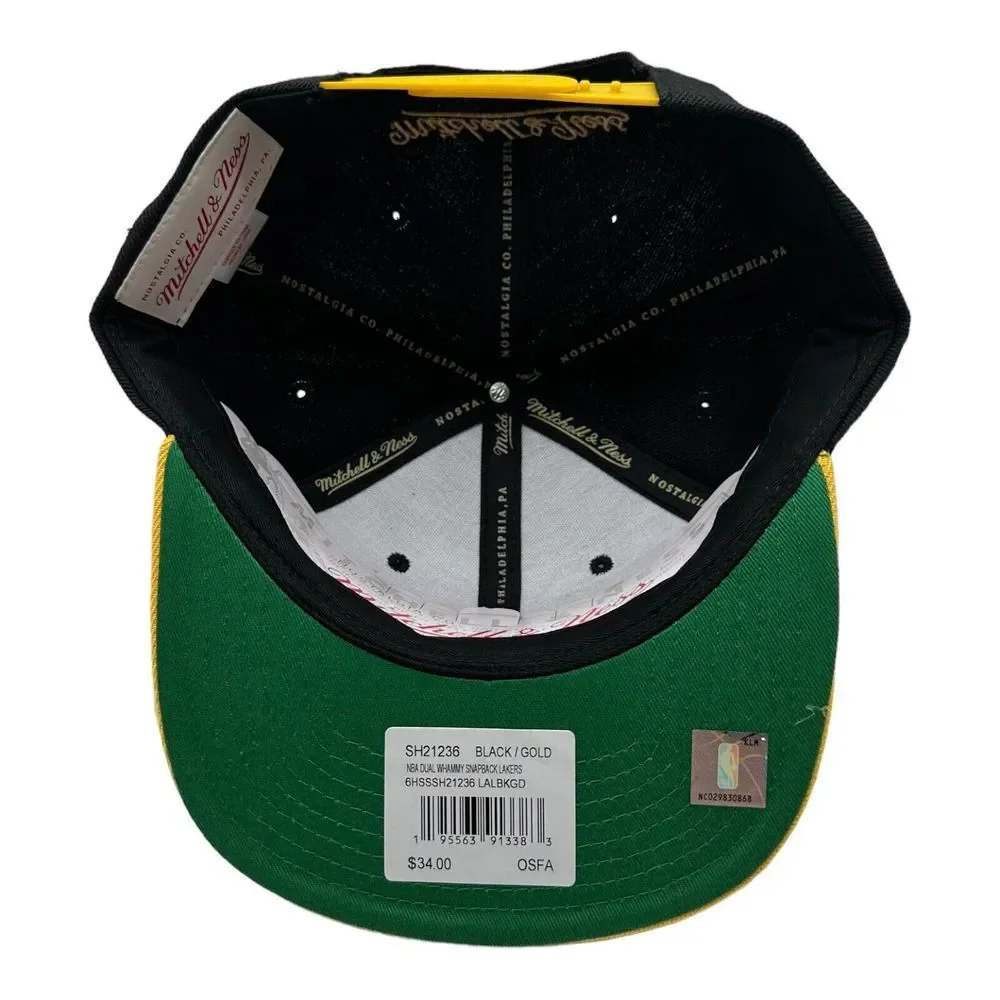 NWT Mitchell & Ness Los‎ Angeles Lakers 2001 NBA Finals Snapback Hat Cap Black